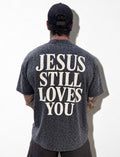 Jesus Still Loves You - Vintage Black Leopard