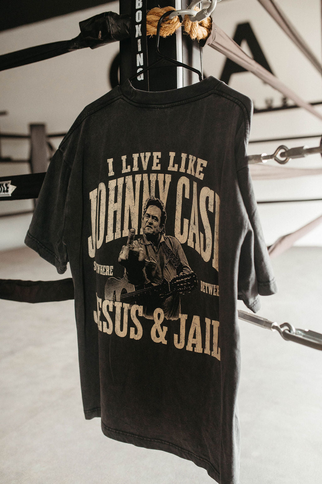 Jesus Saves Tee - Vintage Black