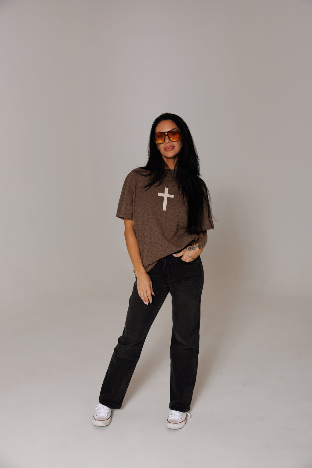 Jesus Still Loves You - Vintage Brown Leopard
