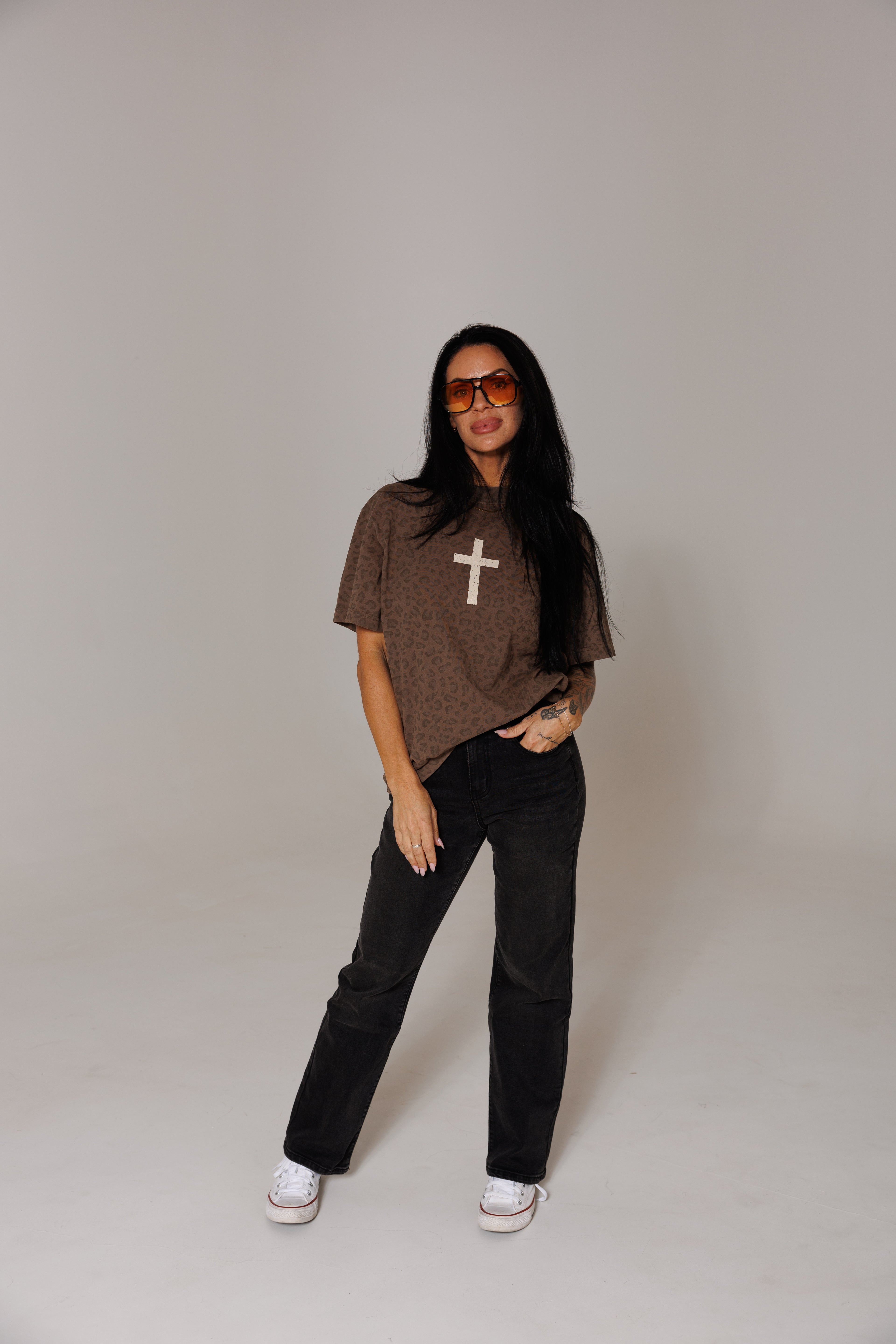 Jesus Still Loves You - Vintage Brown Leopard